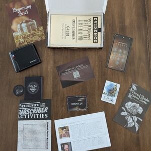 Deadbolt Mystery Society Ashes to Ashes Game
